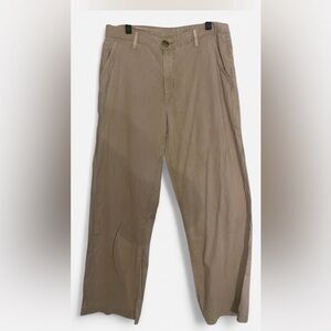 AG Adriano Goldschmied Khaki Loose Fit Pant NWT